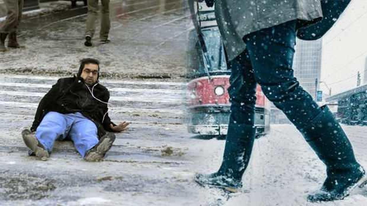 Karlı ve buzlu yolda düşmeden yürümenin ipuçları