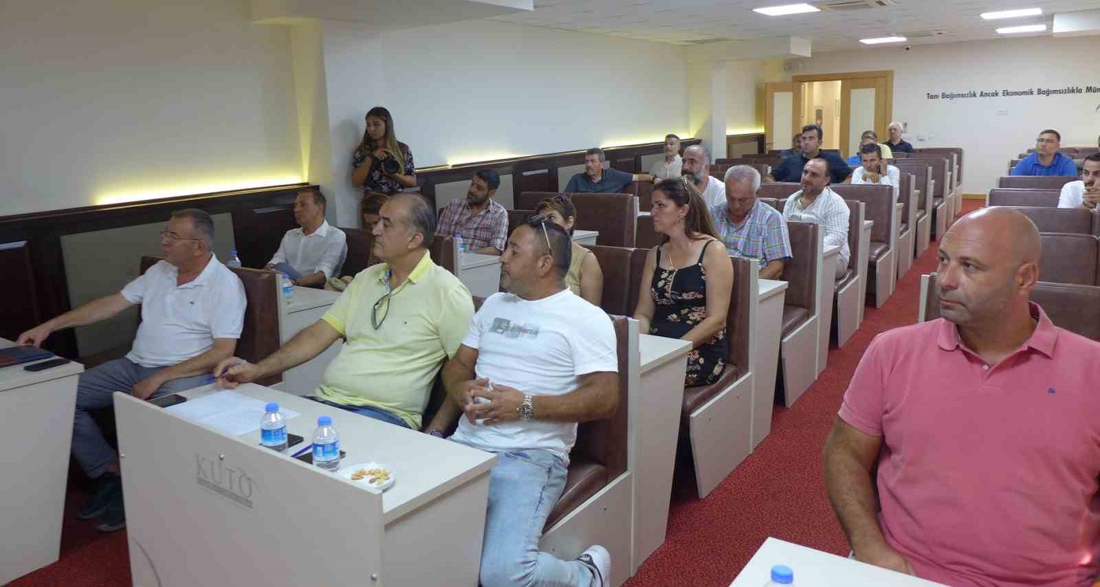 KUTO Ağustos Ayı Olağan Meclis Toplantısı’na Başkan Günel misafir oldu