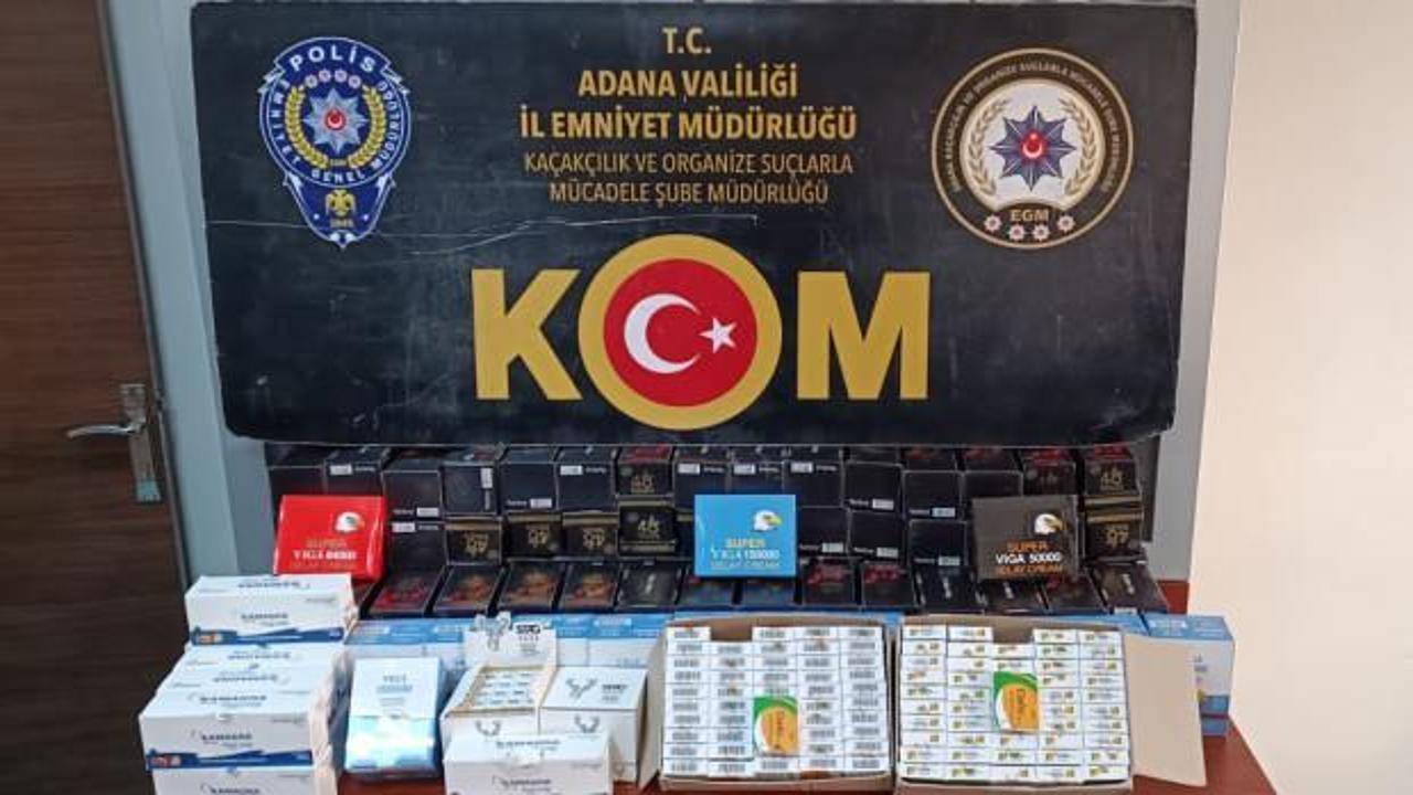 Adana’da sahte içki ve kaçakçılık operasyonunda 16 şüpheli yakalandı
