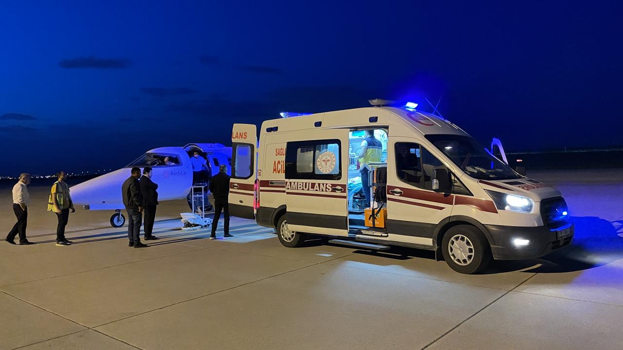 Ağrı’da başından vurulan genç ambulans uçakla Ankara’ya gönderildi
