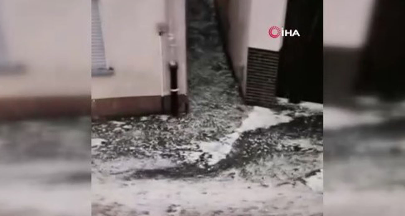 Almanya’da şiddetli fırtına ve dolu: 1 ölü