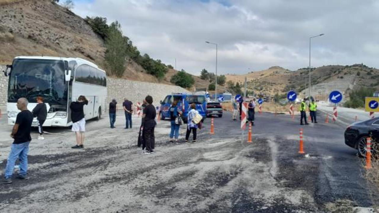 Amasya’da zincirleme kaza