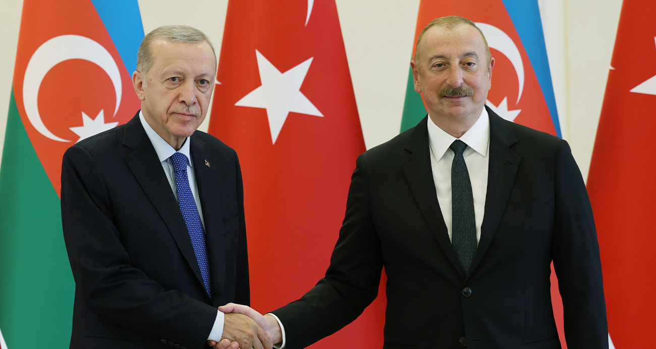 Cumhurbaşkanı Erdoğan, Azerbaycan Cumhurbaşkanı Aliyev ile görüştü
