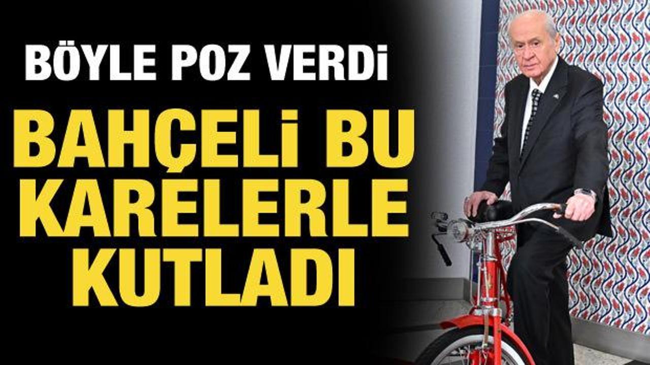 Bahçeli, bisikletli pozuyla ‘Cumhurbaşkanlığı Bisiklet Turu’nu kutladı
