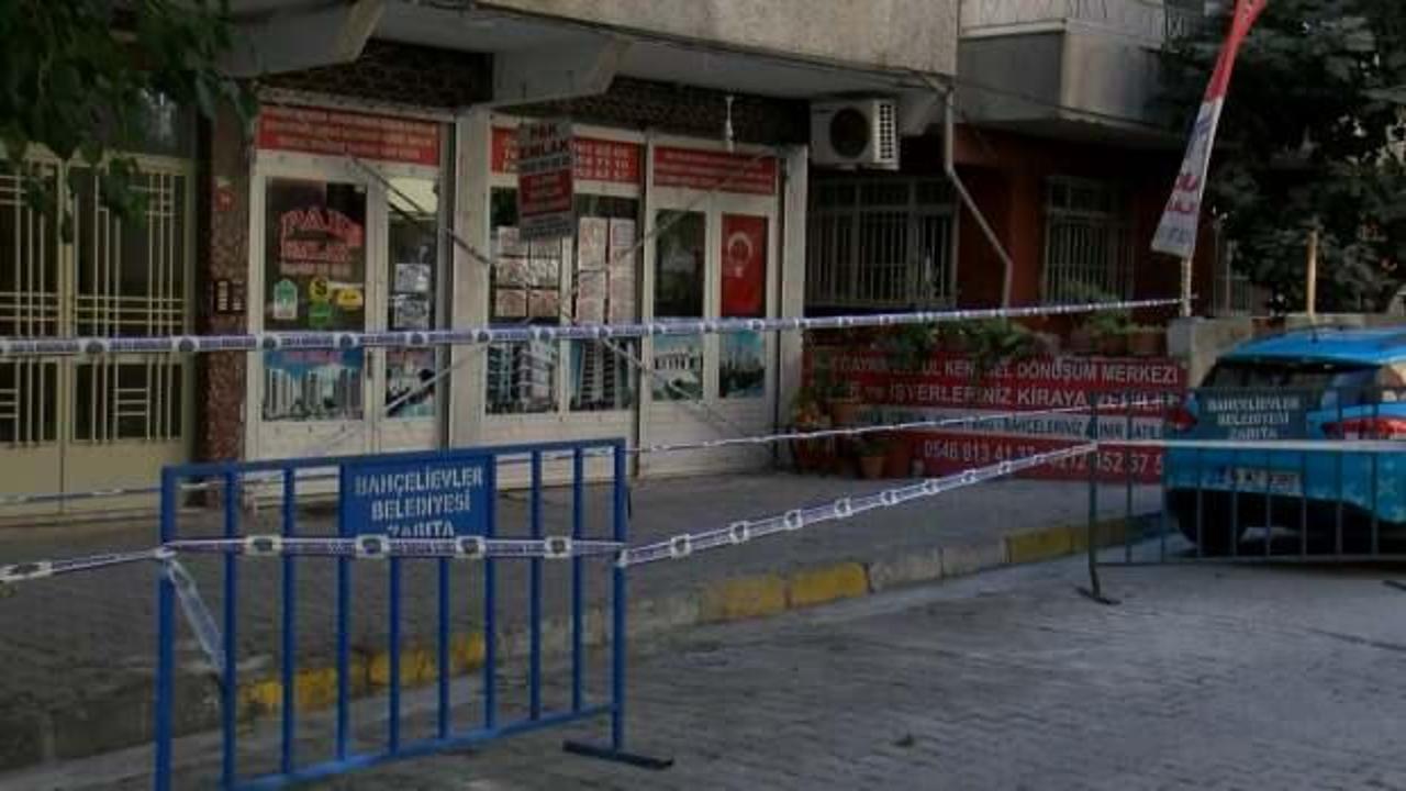 Bahçelievler’de kolonu patlayan bina boşaltıldı!