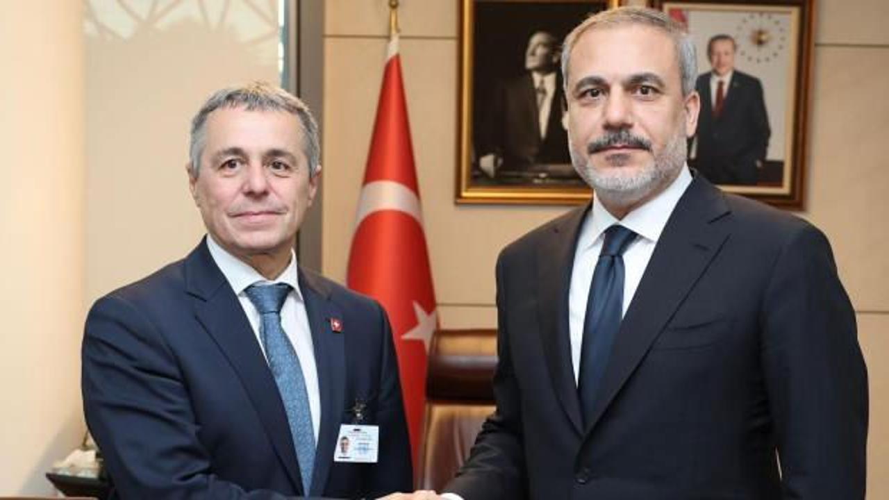 Bakan Fidan İsviçreli mevkidaşı Cassis ile görüştü