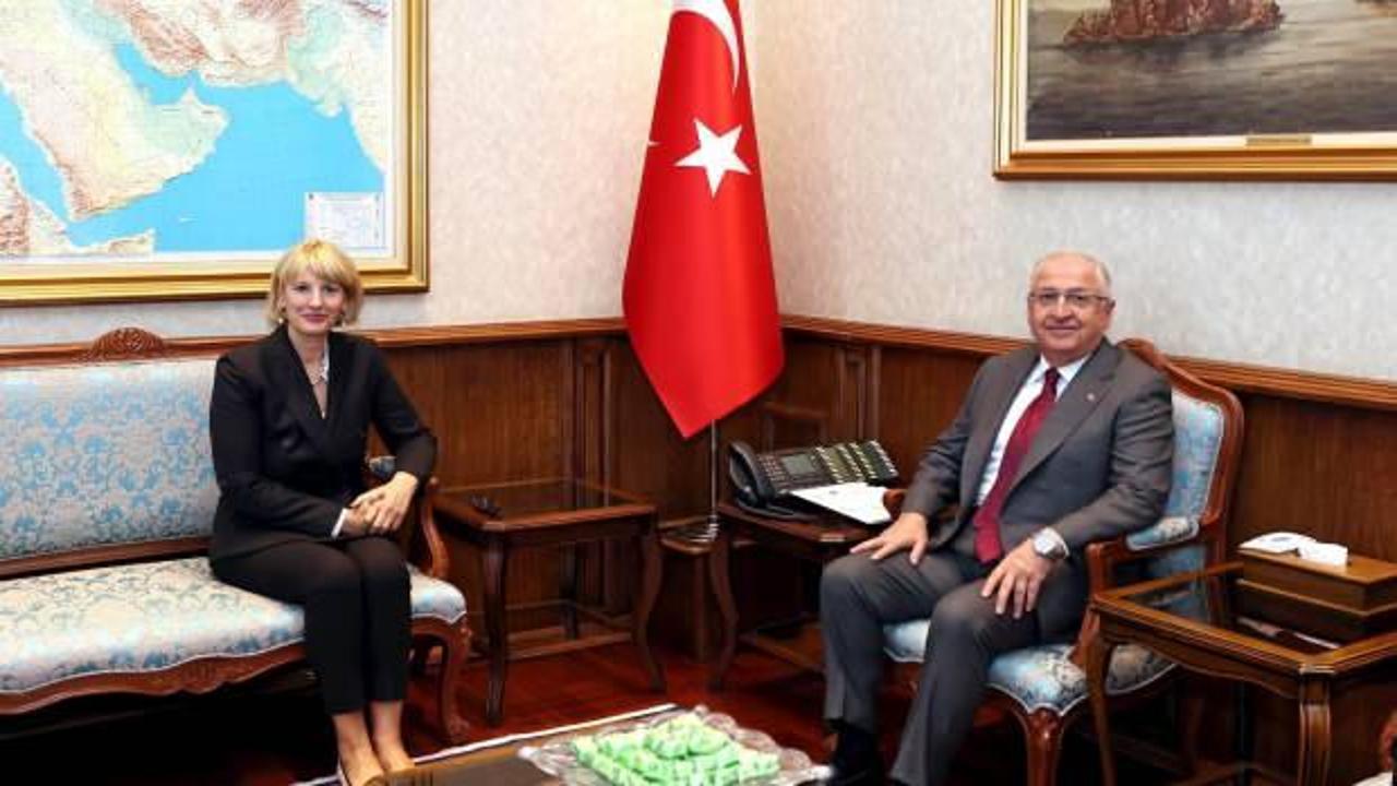 Bakan Güler, İngiltere Ankara Büyükelçisi Morris’i kabul etti