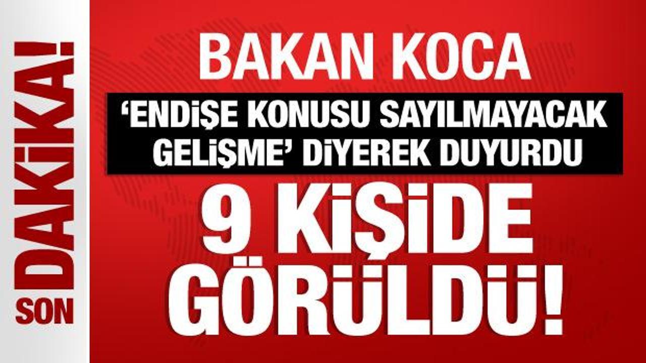 Bakan Koca duyurdu: Türkiye’de 9 kişide Eris varyantı görüldü