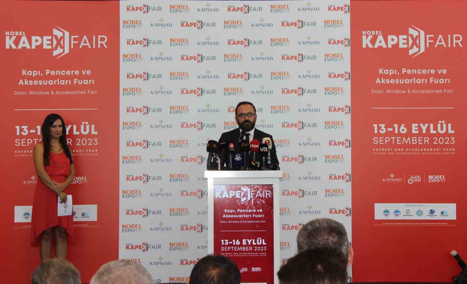 Kapı ve pencere sektörünü buluşturan ilk fuar Kayseri’de kapılarını açtı