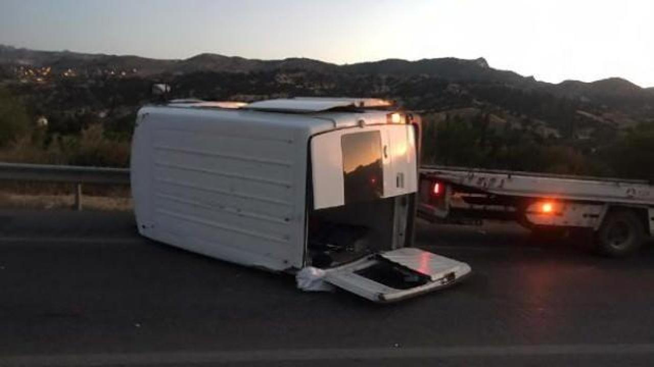 Çorum’da cenaze yolunda kaza: 1’i çocuk 10 yaralı