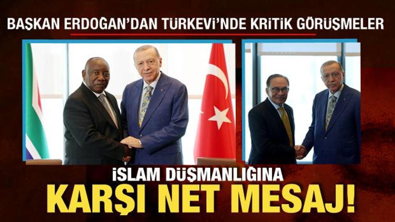 Cumhurbaşkanı Erdoğan’dan New York’ta kritik görüşmeler