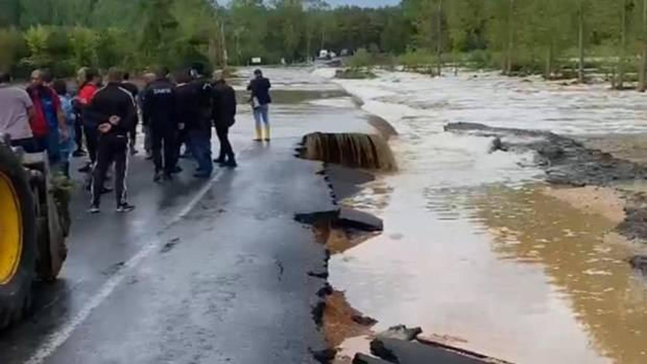 Demirköy-İğneada yolu kapandı