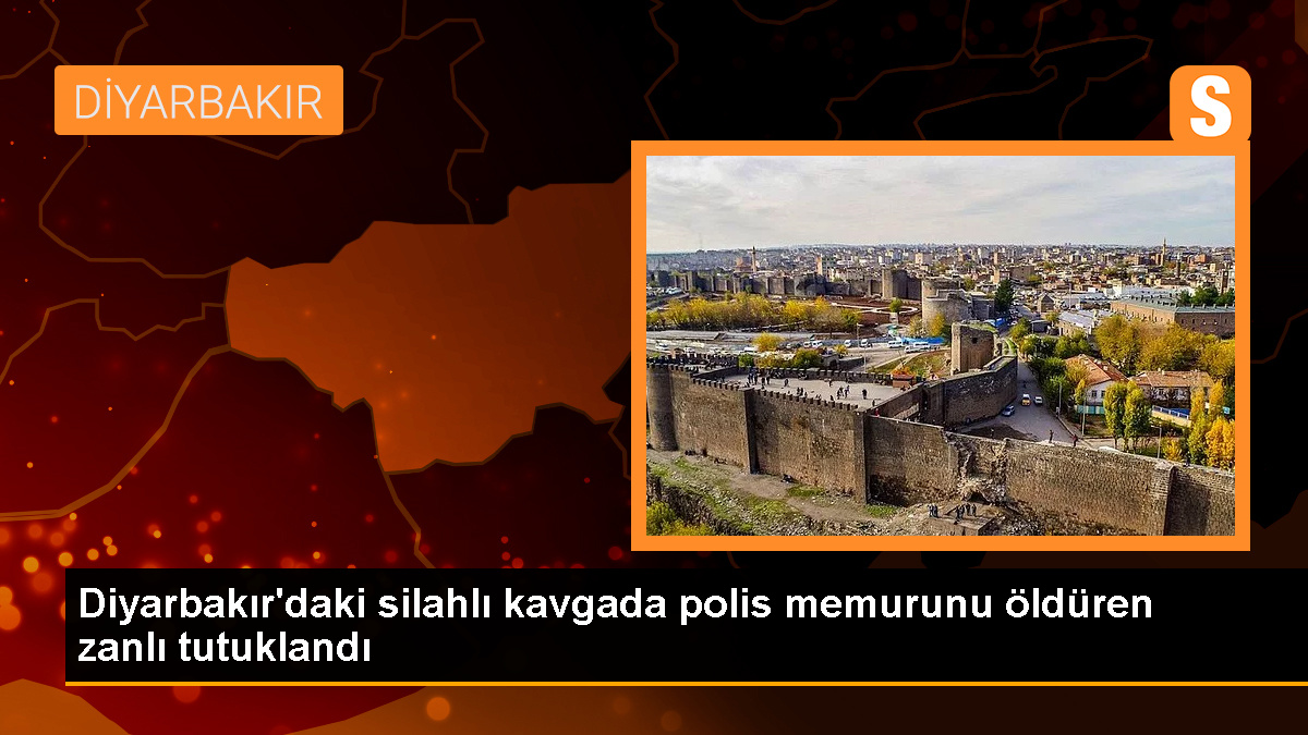 Diyarbakır’da polis memurunun öldürülmesiyle ilgili zanlı tutuklandı