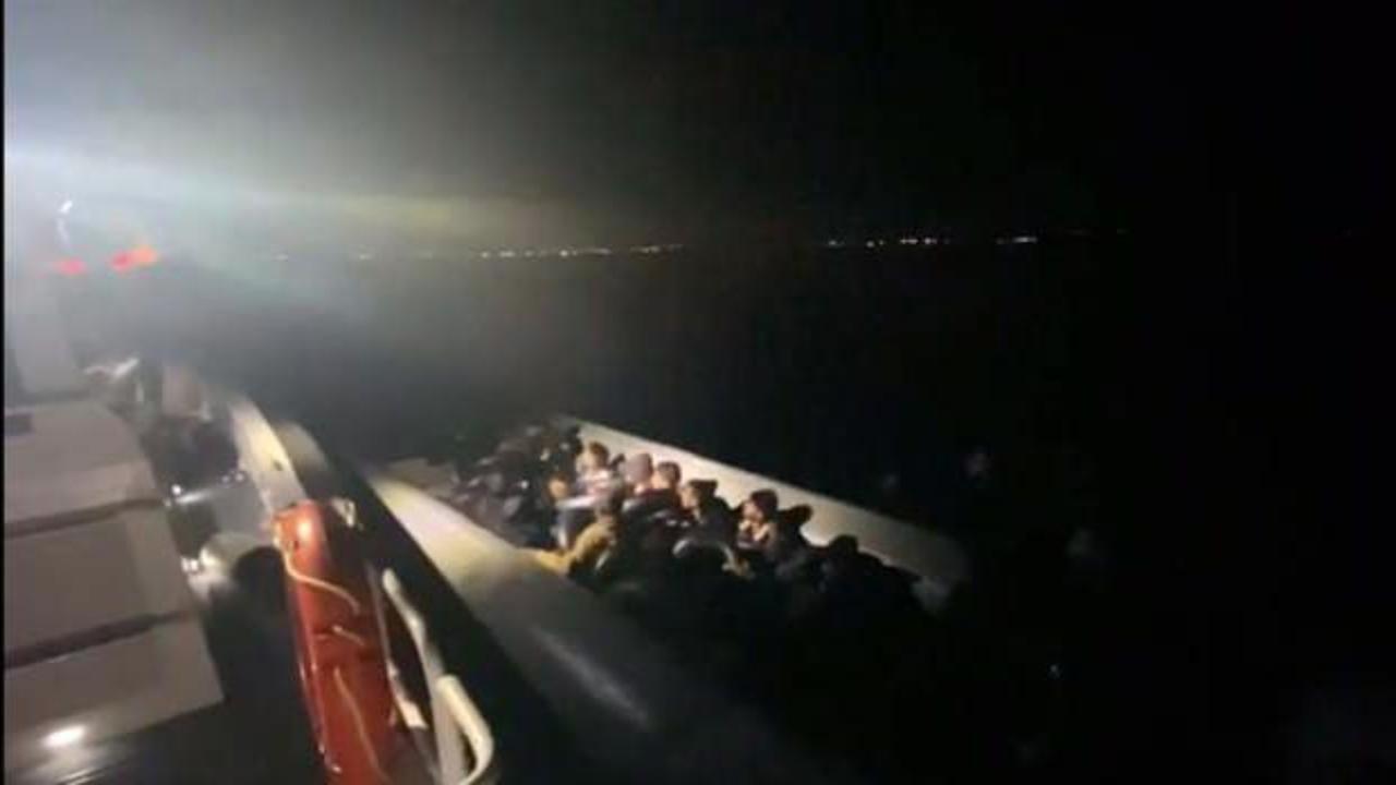 Düzensiz göçmenler mobil radara yakalandı