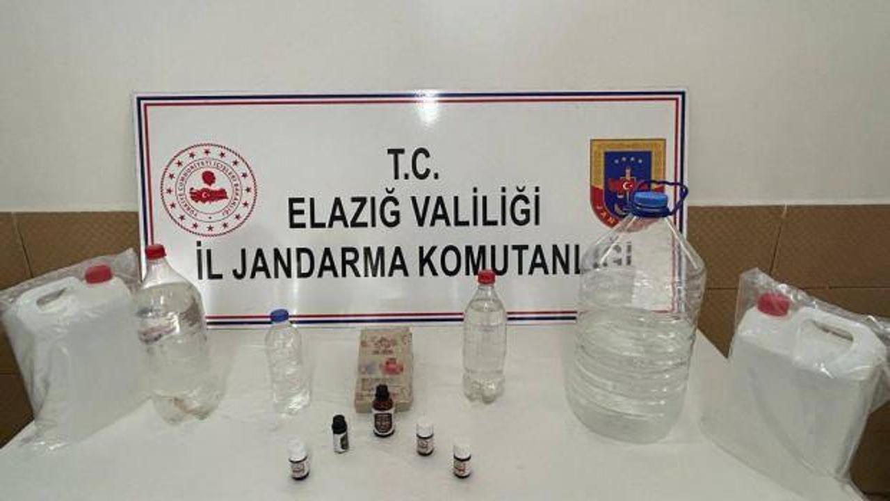 Elazığ’da kaçak içki operasyonu!