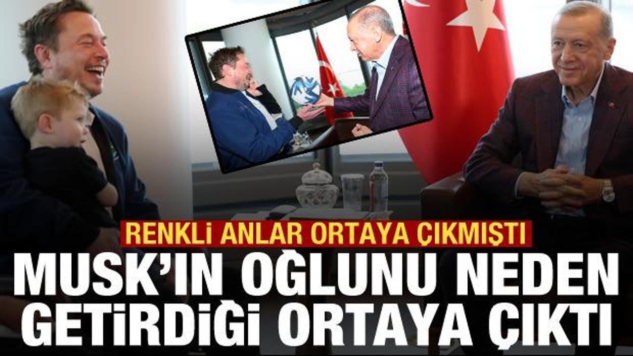 Elon Musk’ın Erdoğan’la görüşmesine neden oğlunu getirdiği ortaya çıktı
