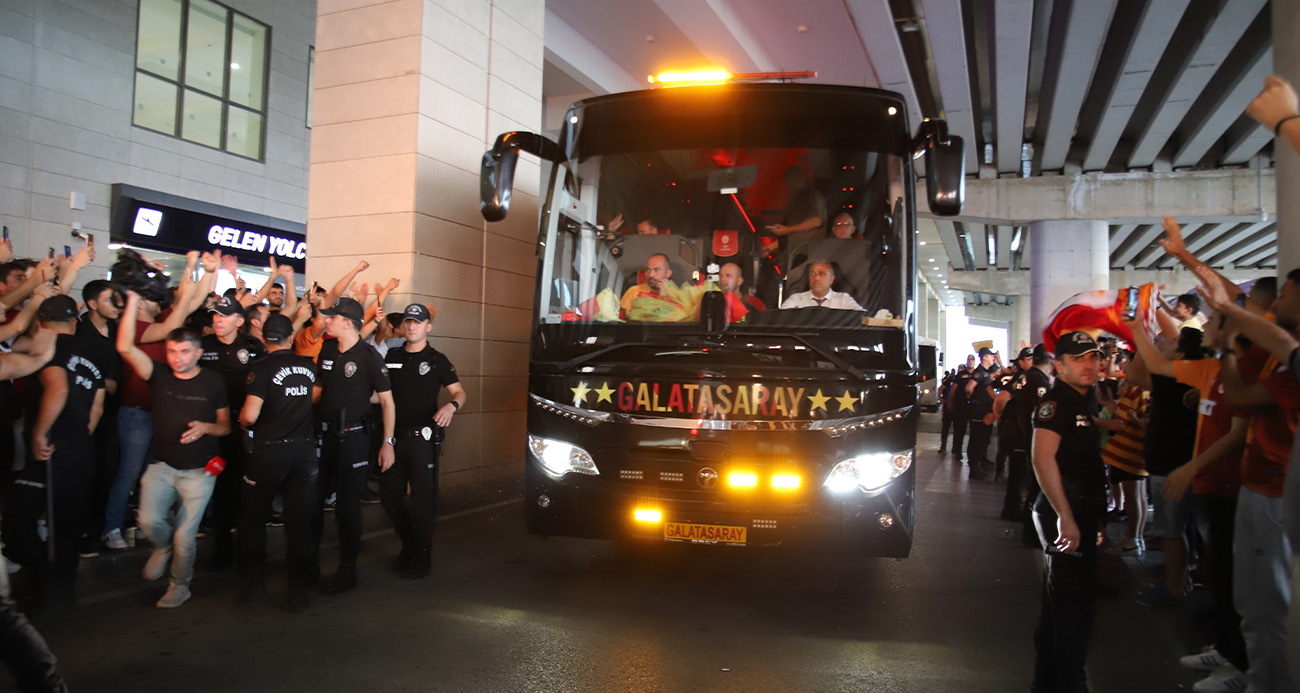 Galatasaray takımı Gaziantep’te