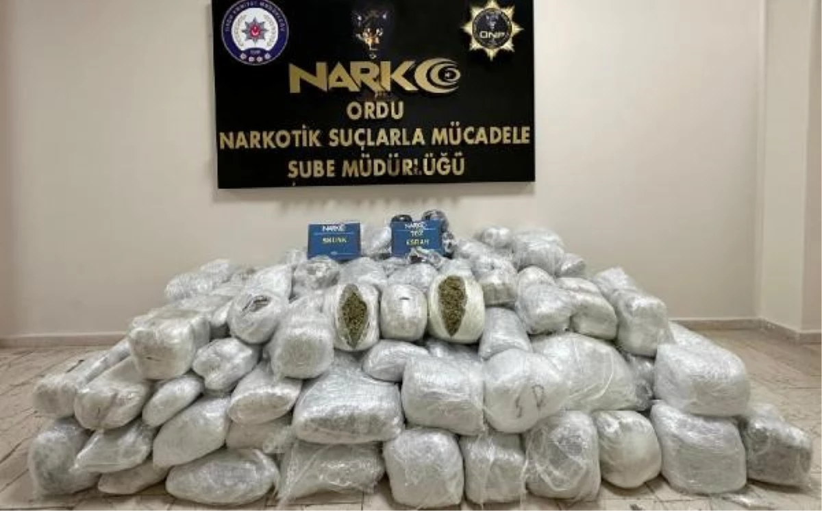 Ordu’da 232 Kilogram Uyuşturucu Ele Geçirildi