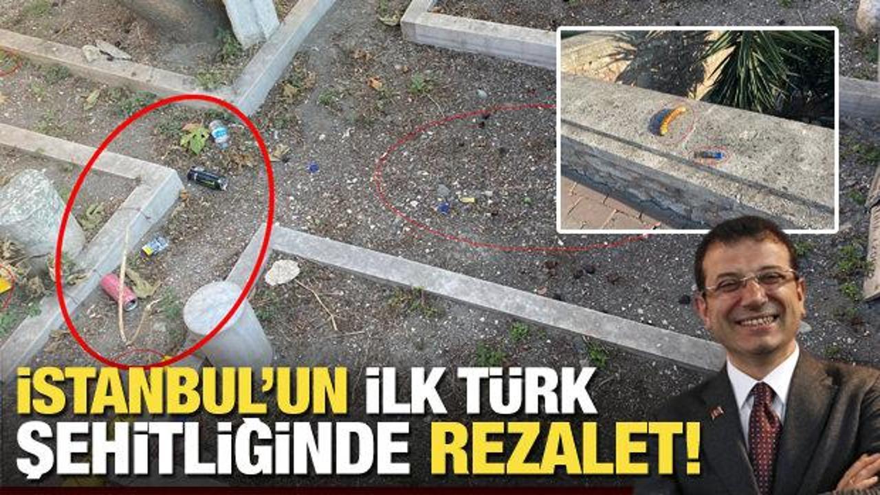 İBB’den büyük saygısızlık: İstanbul’un ilk Türk şehitliği çöpten geçilmiyor!