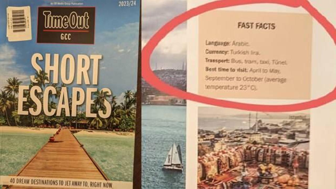 İngiliz dergi, Türkiye’nin resmi dilini Arapça yaptı