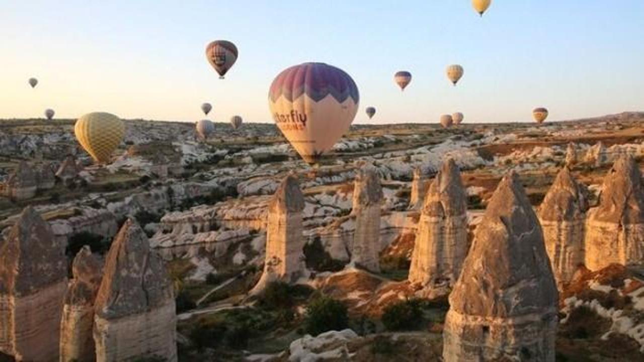 Kapadokya’yı 3 milyondan fazla turist ziyaret etti