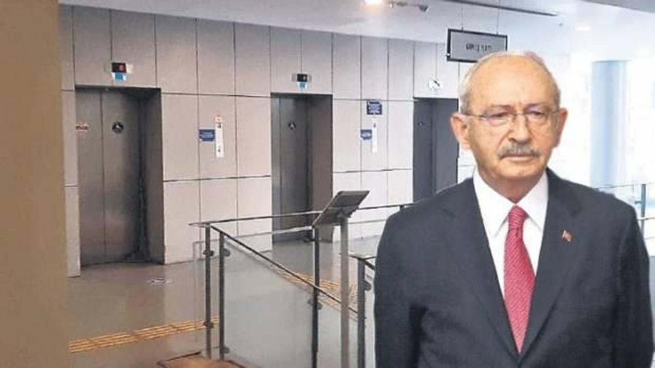 Kılıçdaroğlu asansörde mahsur kaldı! Arkasından ‘rant’ çıktı