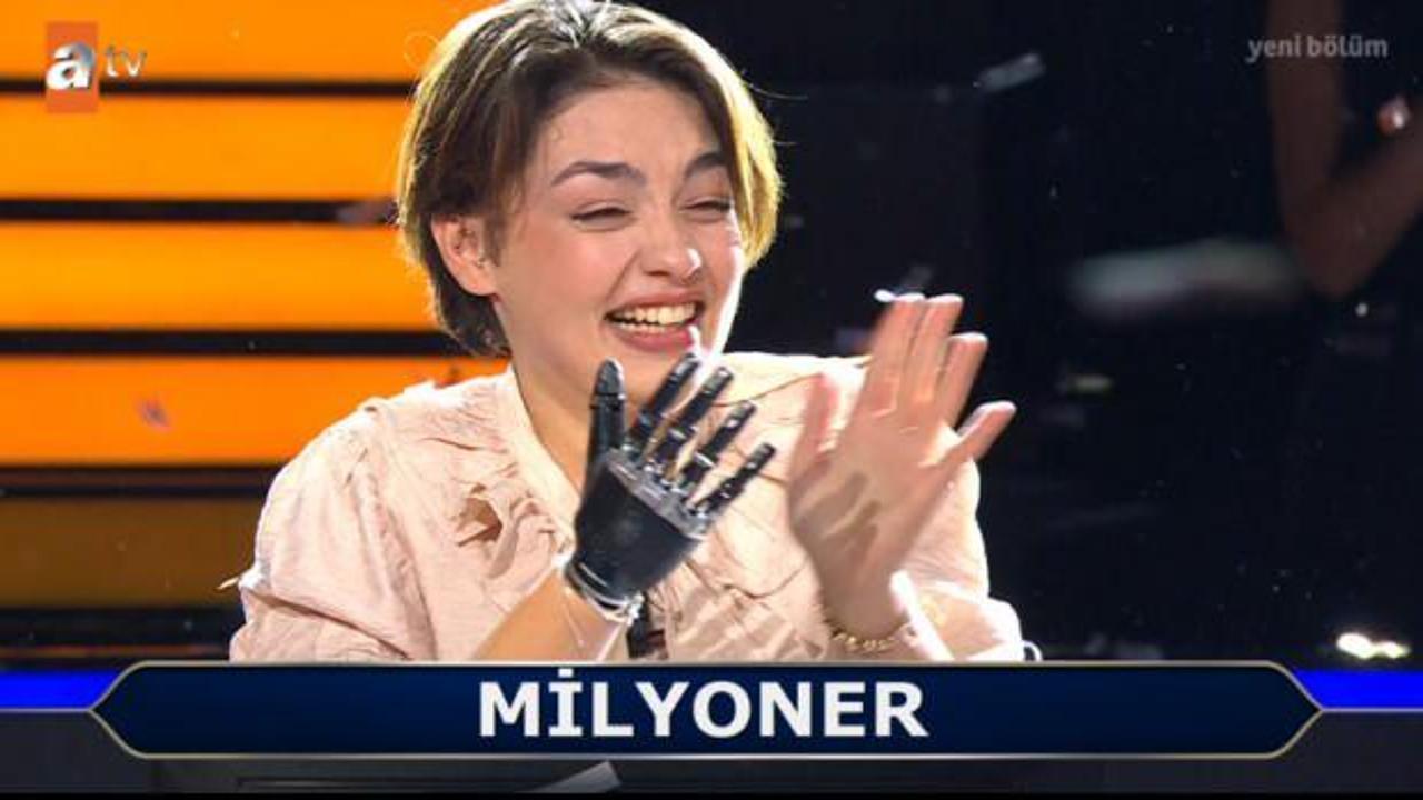 Kim Milyoner Olmak İster’de 1 milyon lira kazanan Rabia Göğercin köyünün gururu oldu