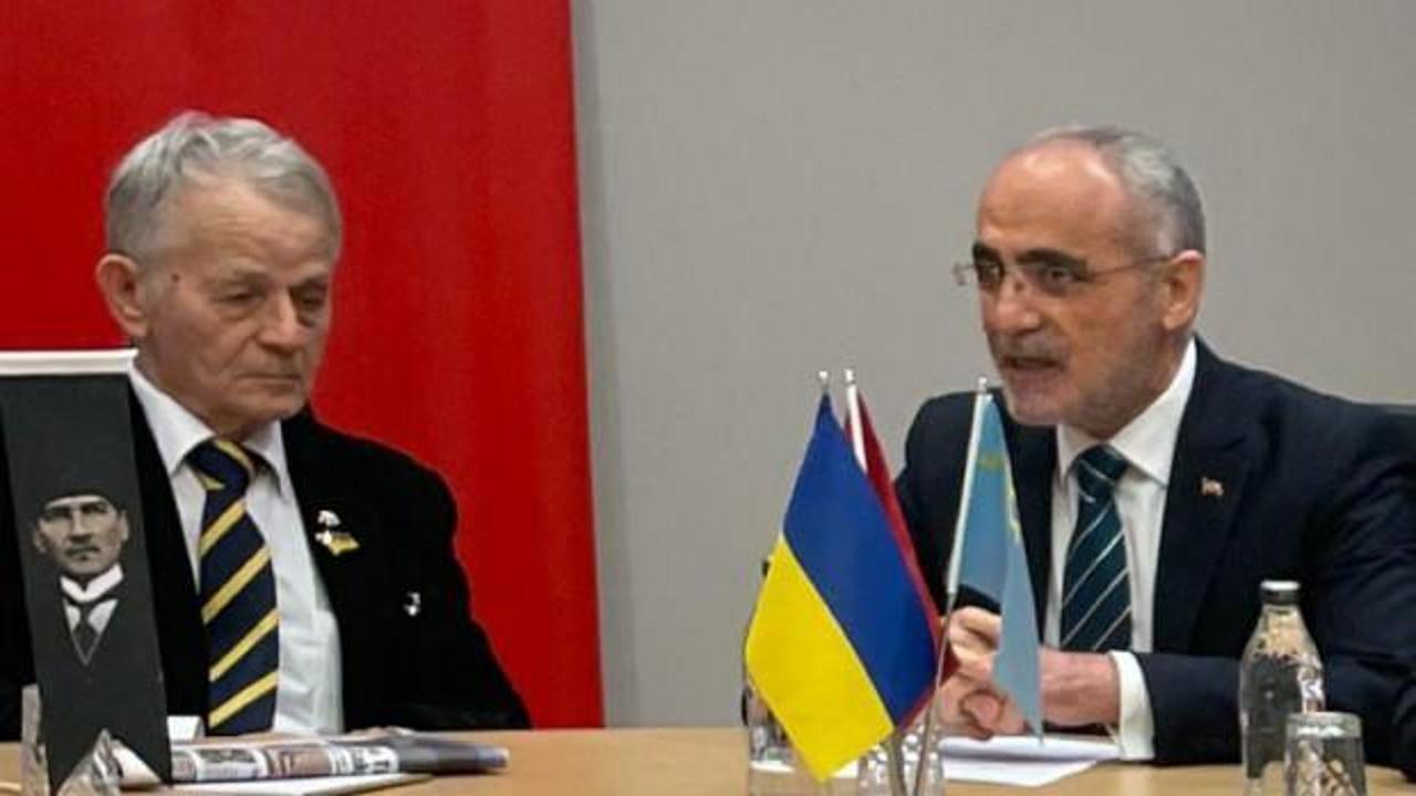 Kırım Tatarlarının milli lideri Kırımoğlu’ndan Yalçın Topçu’ya ziyaret