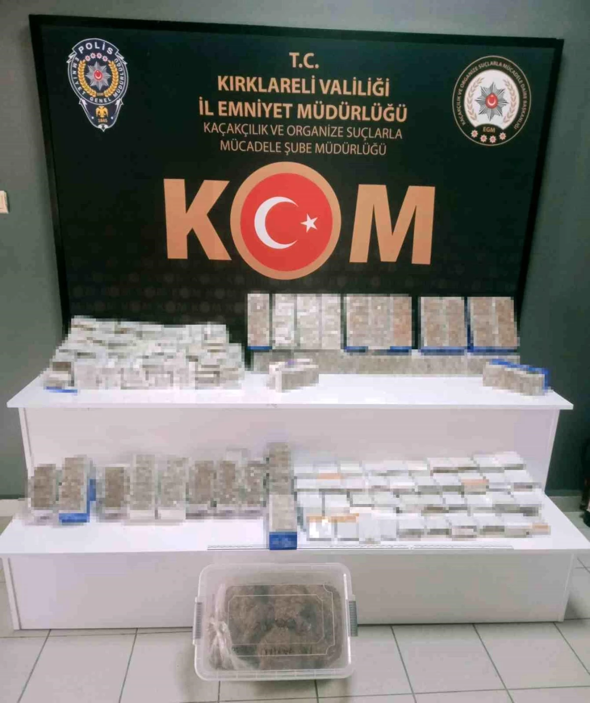 Kırklareli’nde Kaçak Sigara Operasyonunda 19 Bin 600 Adet Makaron ve 3 Kilogram Tütün Ele Geçirildi