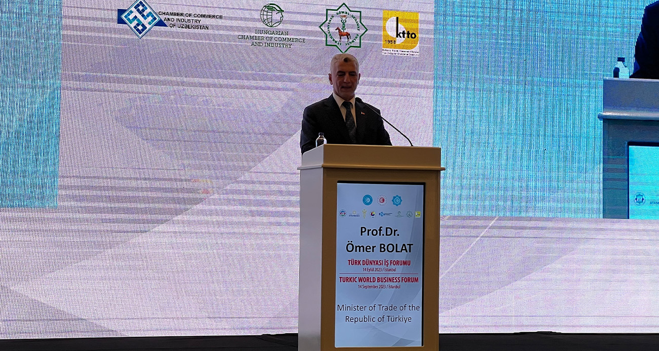 Ticaret Bakanı Bolat: “Türk Devletleri Teşkilatı kilit bir öneme sahip”