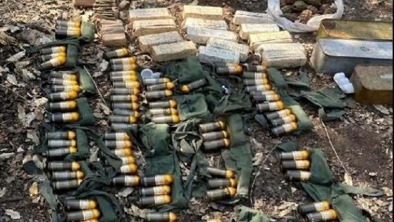 MSB: Pençe-Kilit Operasyonu bölgesinde silah ve mühimmat ele geçirildi