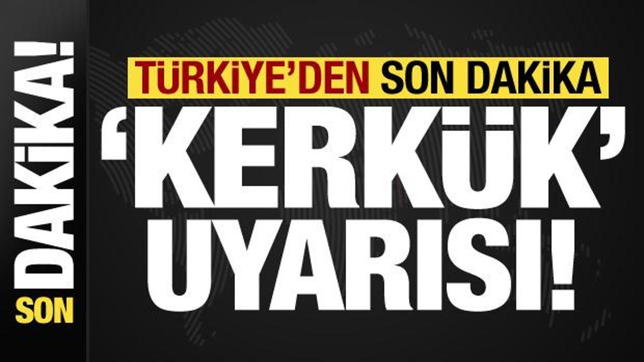 MSB’den son dakika ‘Kerkük’ uyarısı!