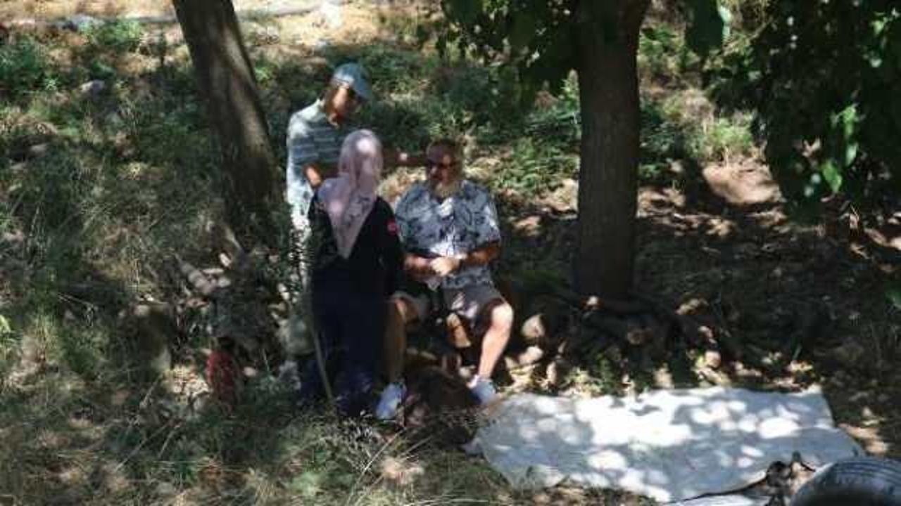 Otomobil dere yatağına düştü; sürücü yaralı