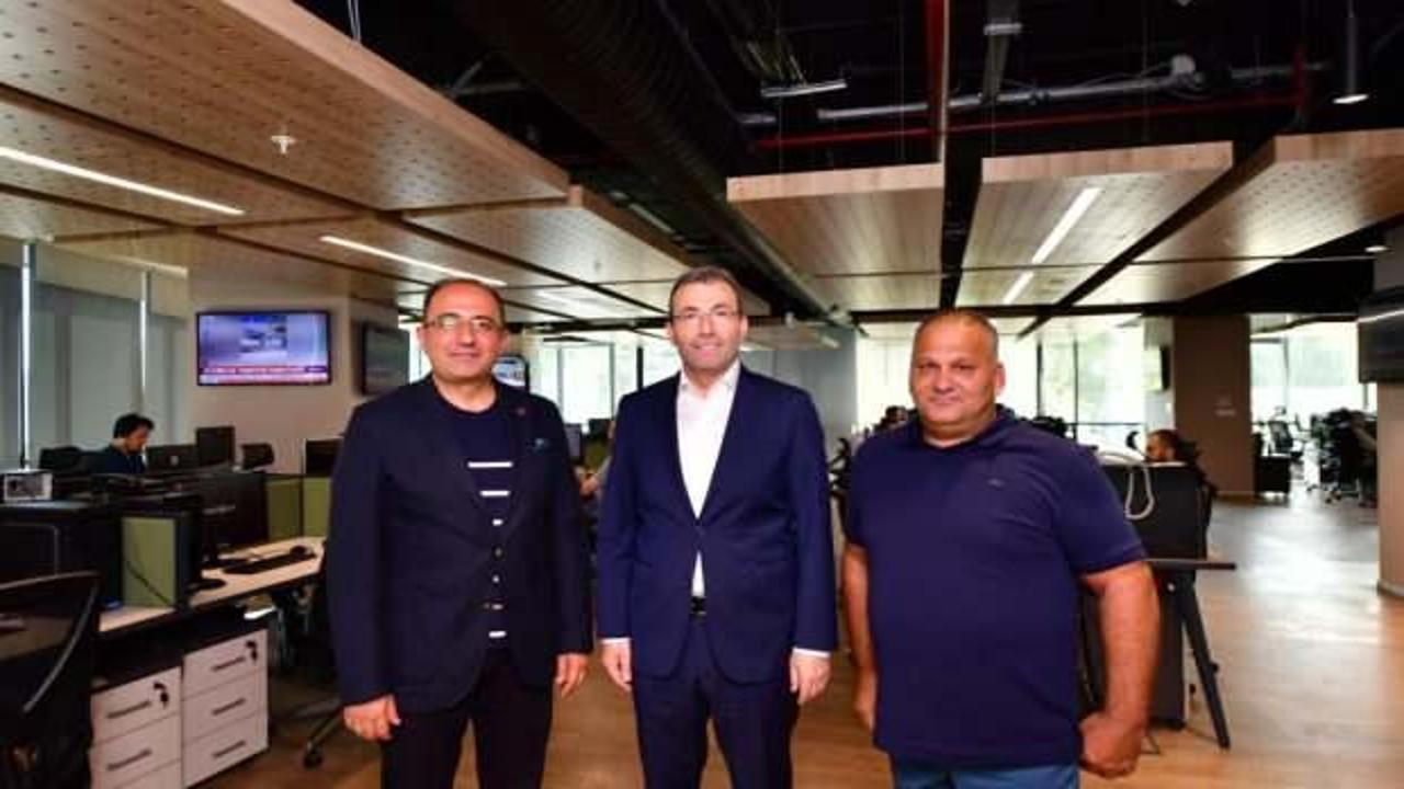 Pendik Belediye Başkanı Ahmet Cin’den Kanal7 Medya Grubu’na ziyaret