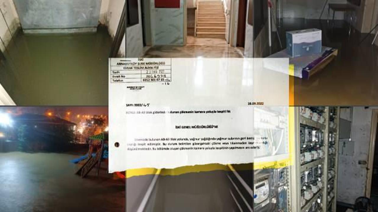 Sel felaketinden İSKİ’nin duyarsızlığı çıktı… Şikayeti göz ardı ettiler, sel bastı!