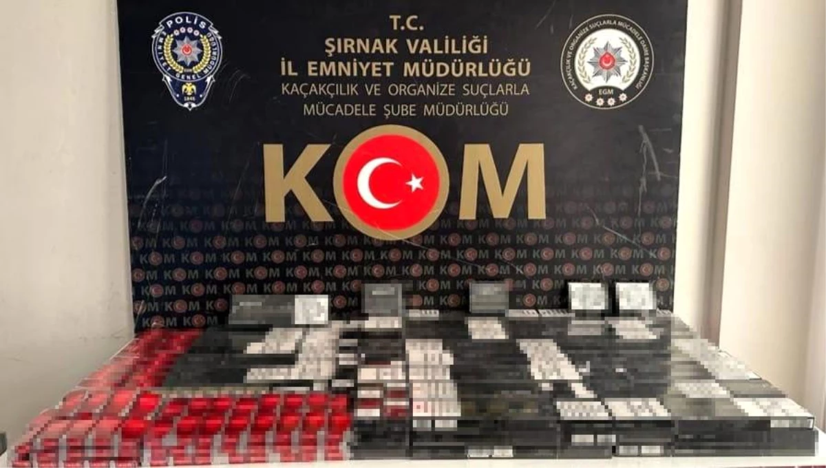 Şırnak’ta Kaçakçılık Operasyonunda Ele Geçirilen Malzemeler