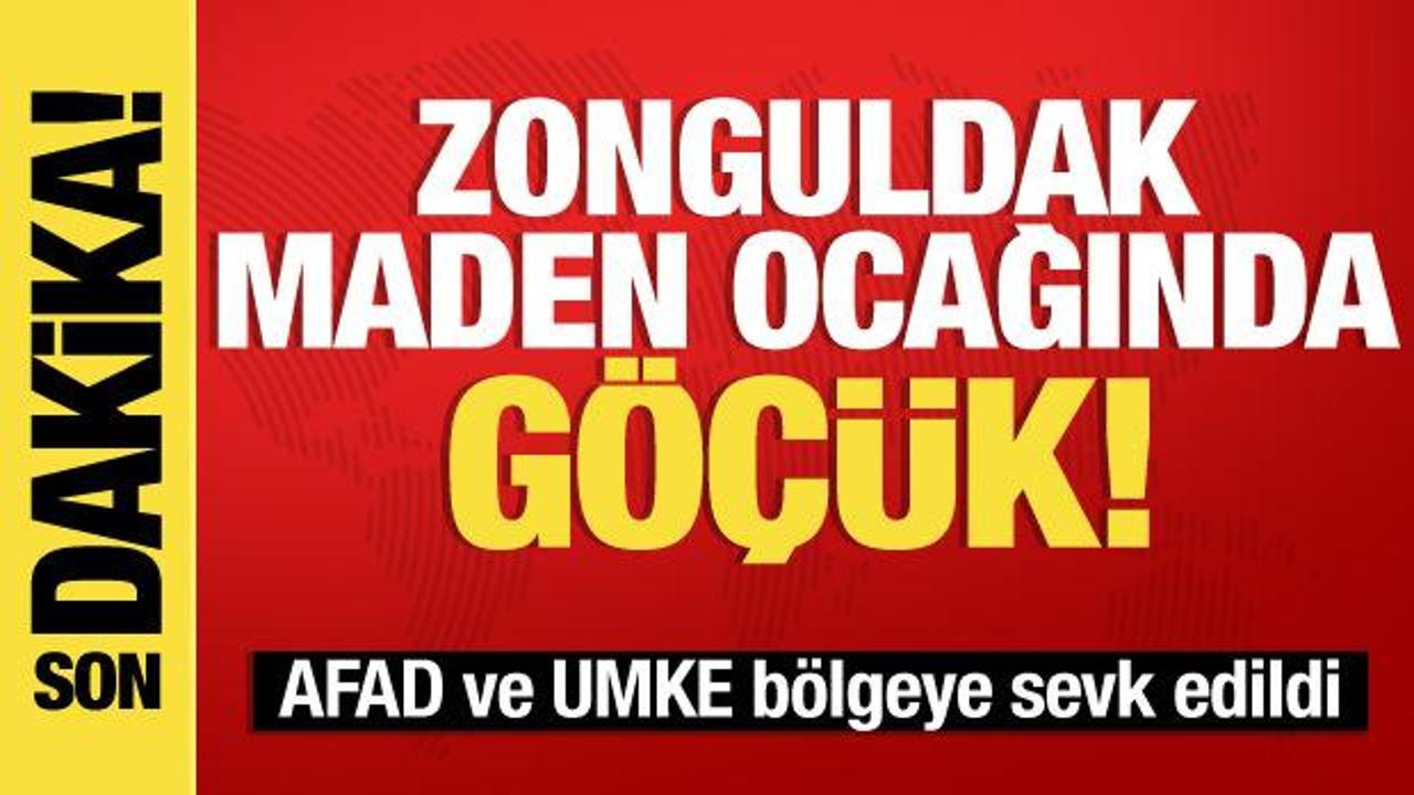 Son dakika: Zonguldak’ta maden ocağında göçük