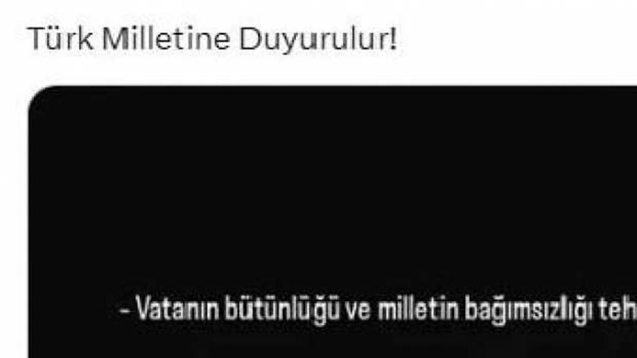Sosyal medyadaki imzasız açıklamaya soruşturma