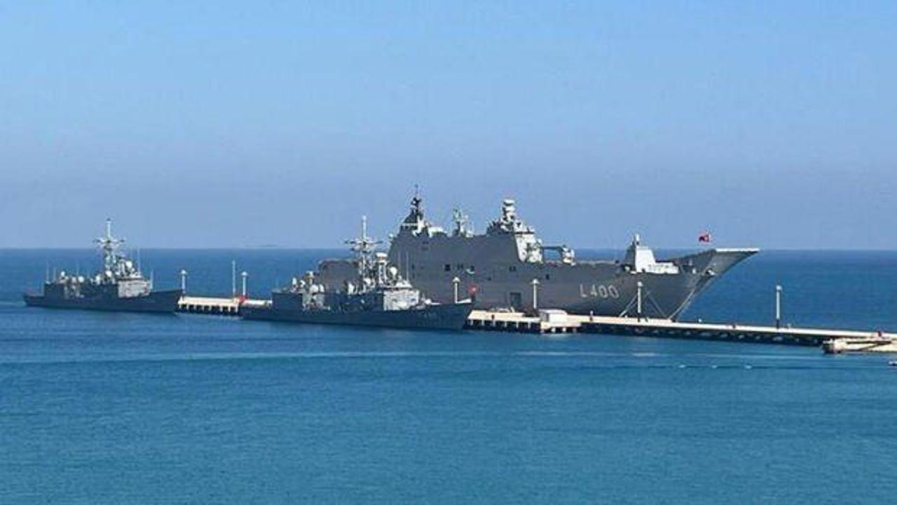 TCG Anadolu, Taşucu limanından ayrıldı