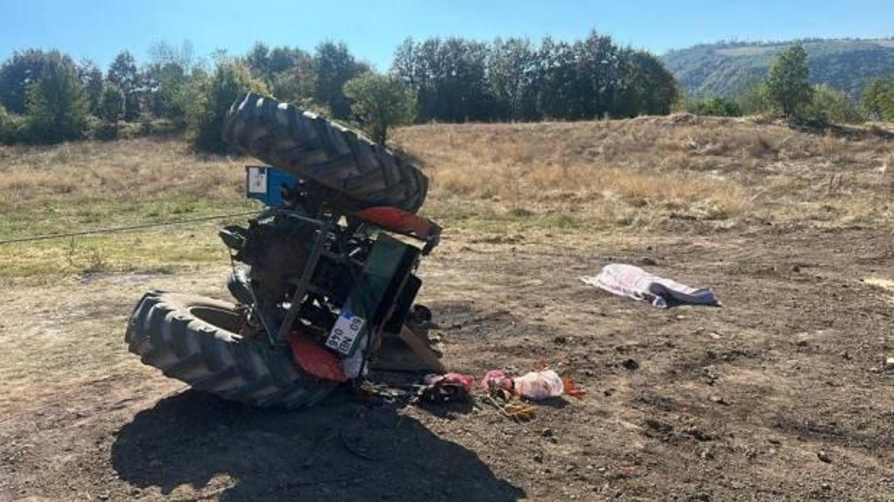 Tokat’ta feci kaza: Traktörün altında kaldı!