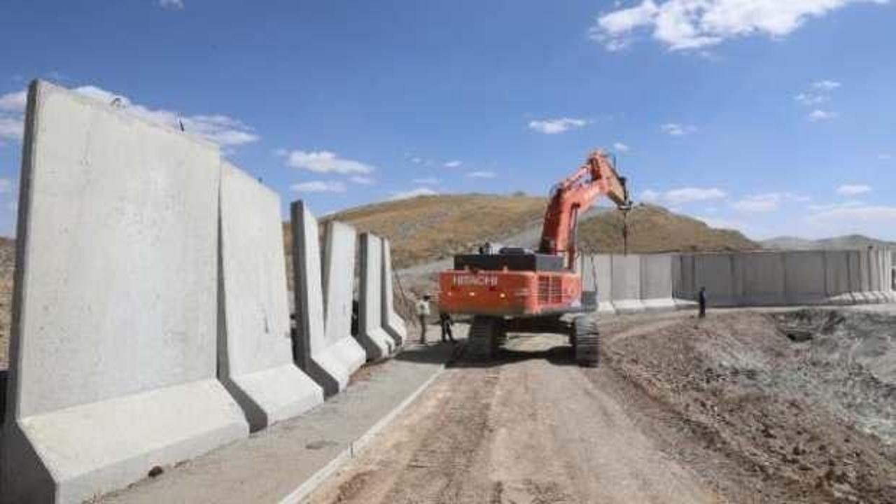 Van-İran sınır hattında yapılan duvarın 140 kilometresi tamamlandı