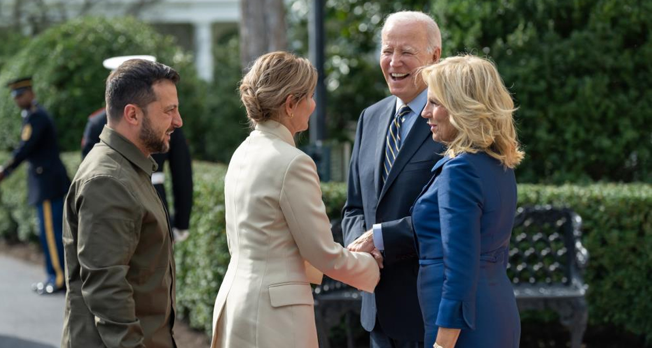 ABD Başkanı Biden, Ukrayna Devlet Başkanı Zelenski’yi Beyaz Saray’da ağırladı