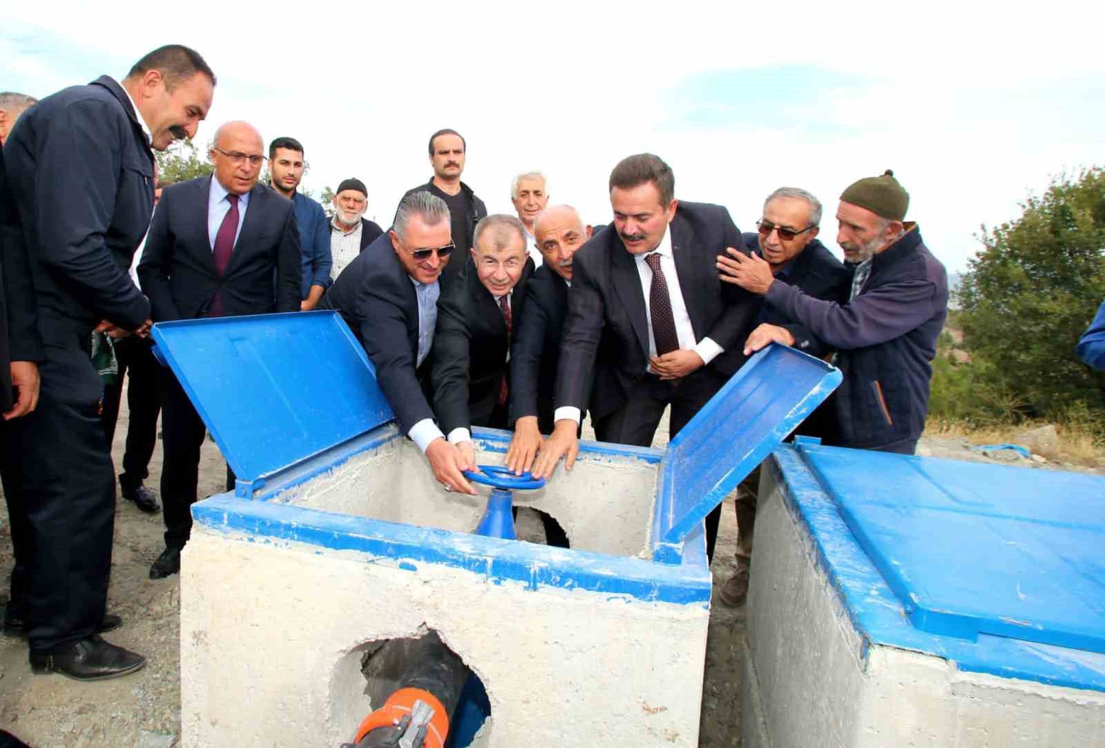 Amasya’da 3 köyde 2500 dekar tarım arazisi suyla buluştu