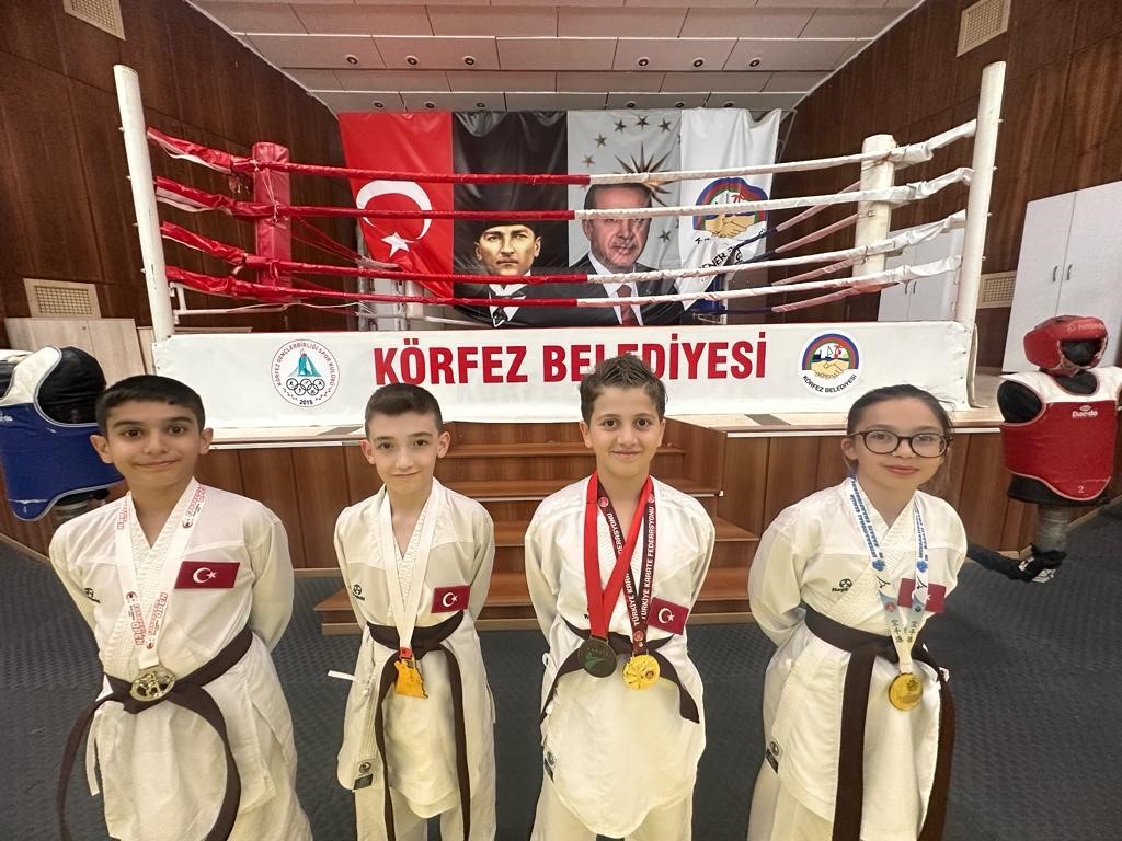 Körfez’de başarılı sporcular yetişiyor