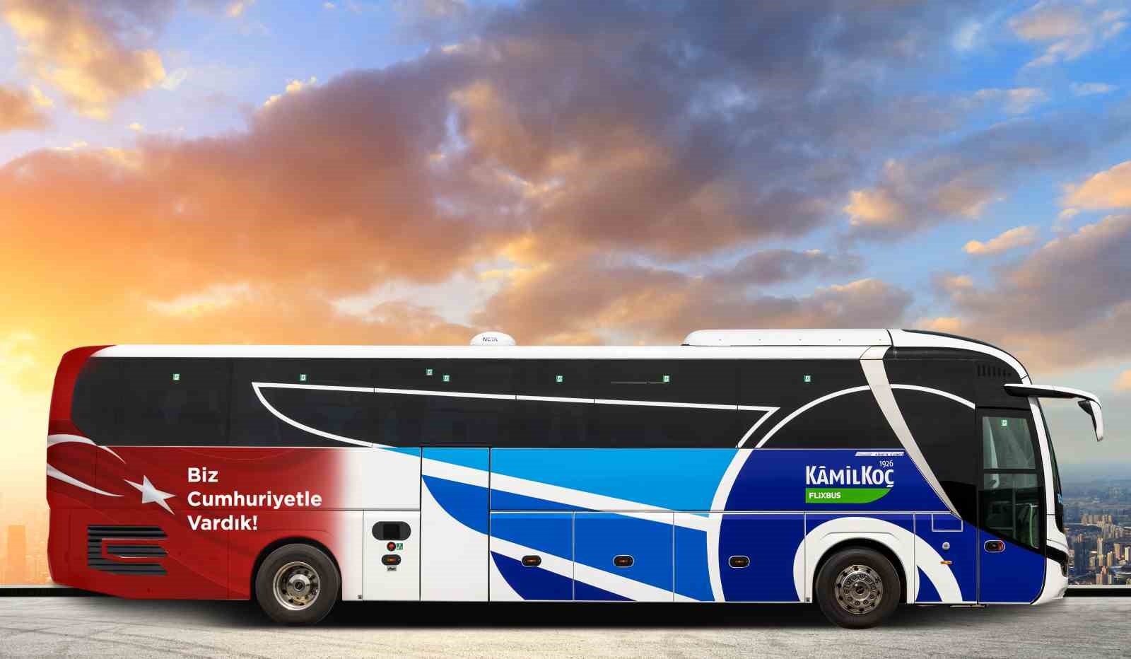 Kâmil Koç Cumhuriyet’in 100’üncü yılı anısına araçlarını özel tasarımlarla giydirdi