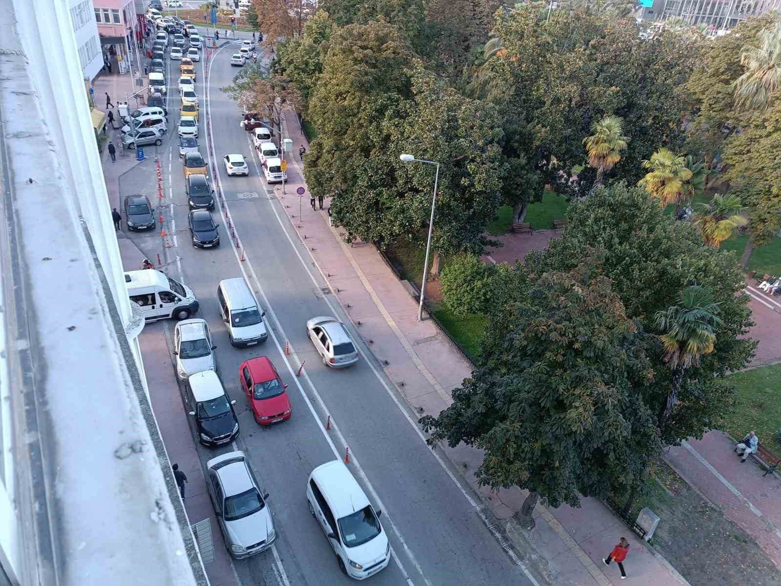 Samsun’da trafiğe kaydı yapılan taşıt sayısı yüzde 15,4 azaldı