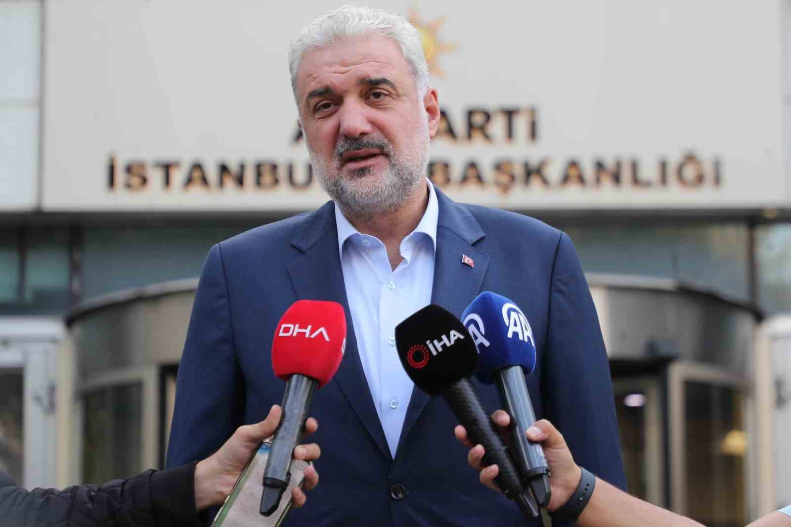 AK Parti İstanbul İl Başkanı Kabaktepe’den “Büyük Filistin Mitingi” ile ilgili açıklama