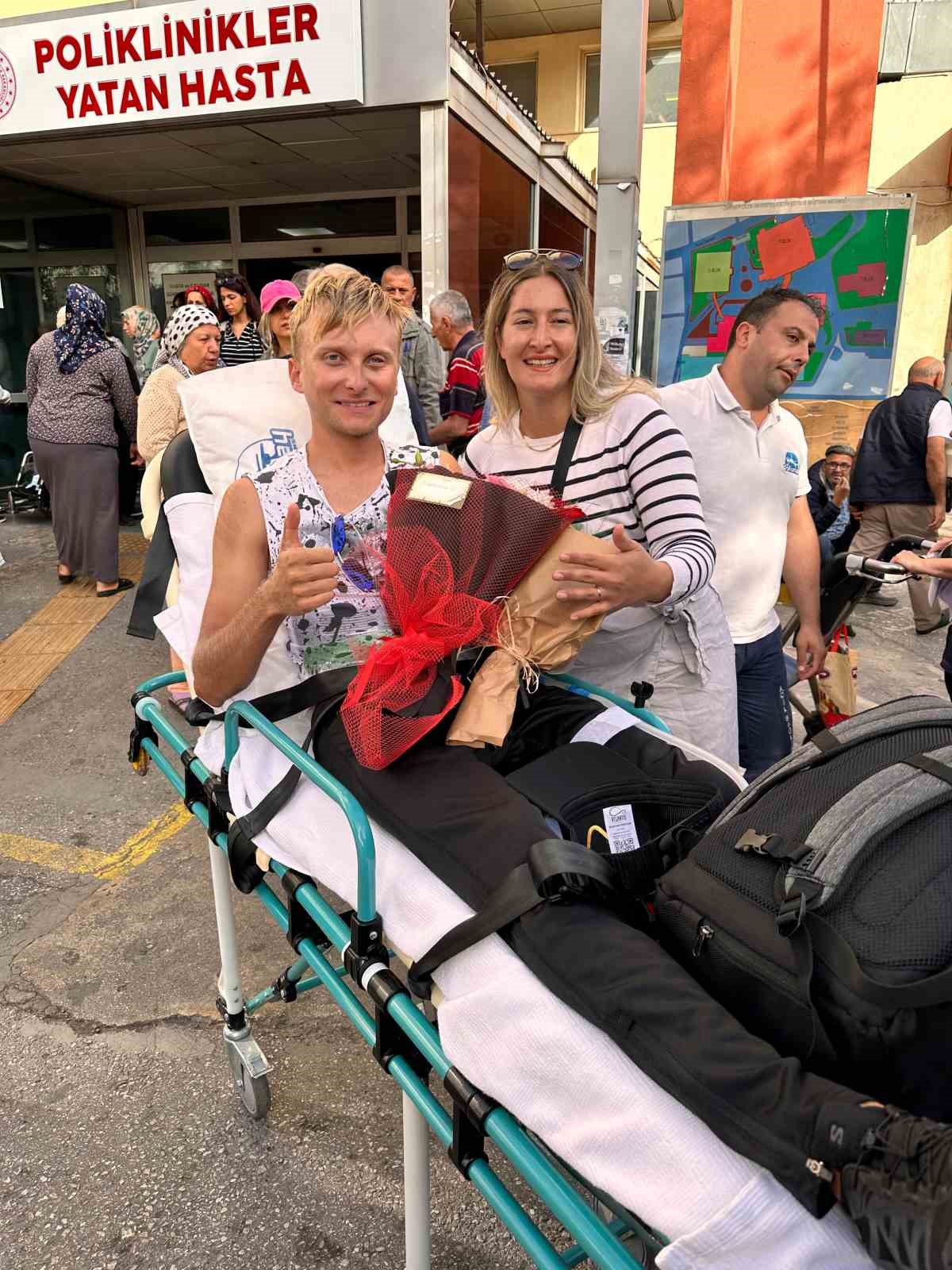 TUR 2023’ün 6. etabında kaza geçiren sporcu Alessio Nieri taburcu oldu