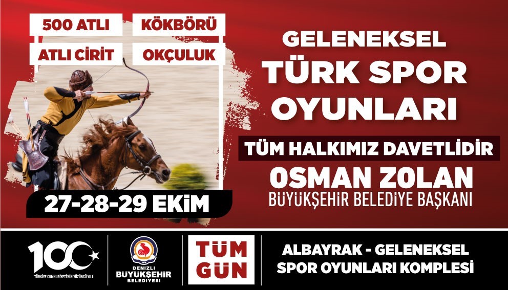 Denizli Büyükşehir ile ’Geleneksel Türk Spor Oyunları’ başlıyor