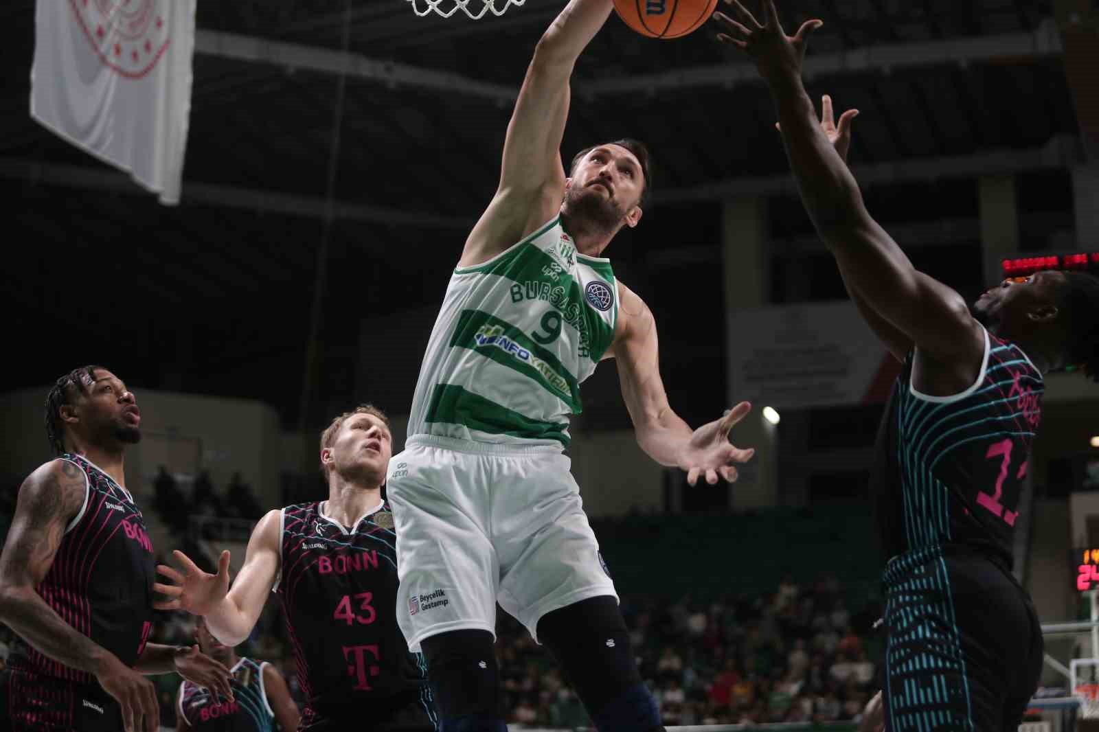 Basketbol Şampiyonlar Ligi: Bursaspor: 73 – Bonn: 91